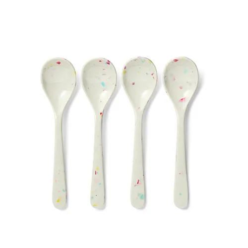 Sur La Table Melamine Sprinkle Spoons, Set of 4