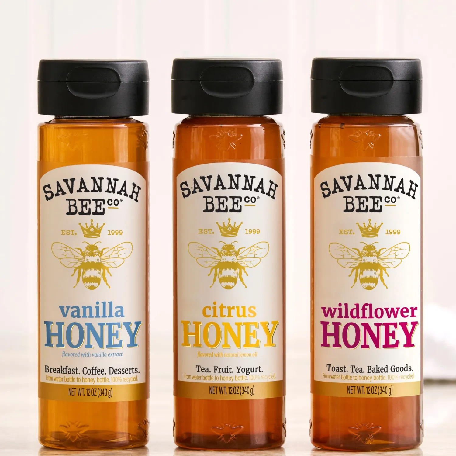 Savannah Bee Company Everyday Essentials Honey Trio