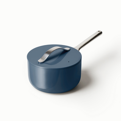 Caraway Ceramic Nonstick Saucepan with Lid, 3 qt. Gifts for non-toxic living