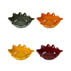 Le Creuset Oak Leaf Mini Bowls, Set of 4