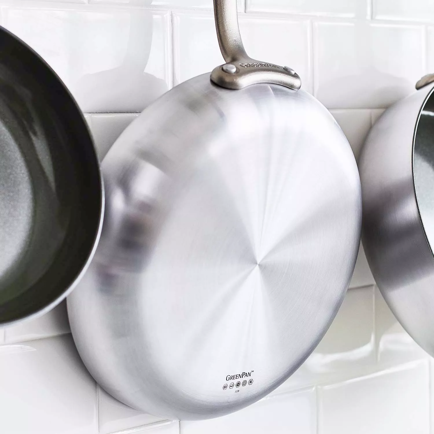 GreenPan Craft Steel 10-Piece Cookware Set with Bonus Pan Protectors