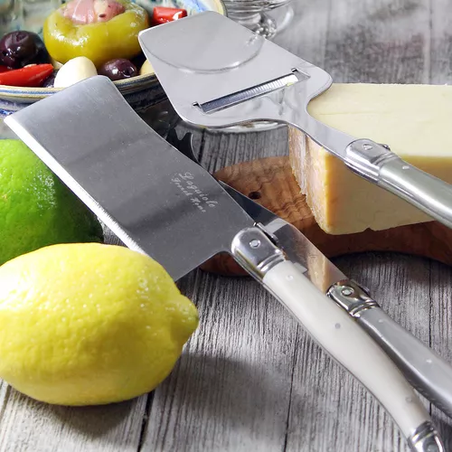 French Home 5-Piece Laguiole Cheese Knife, Fork and Slicer Set
