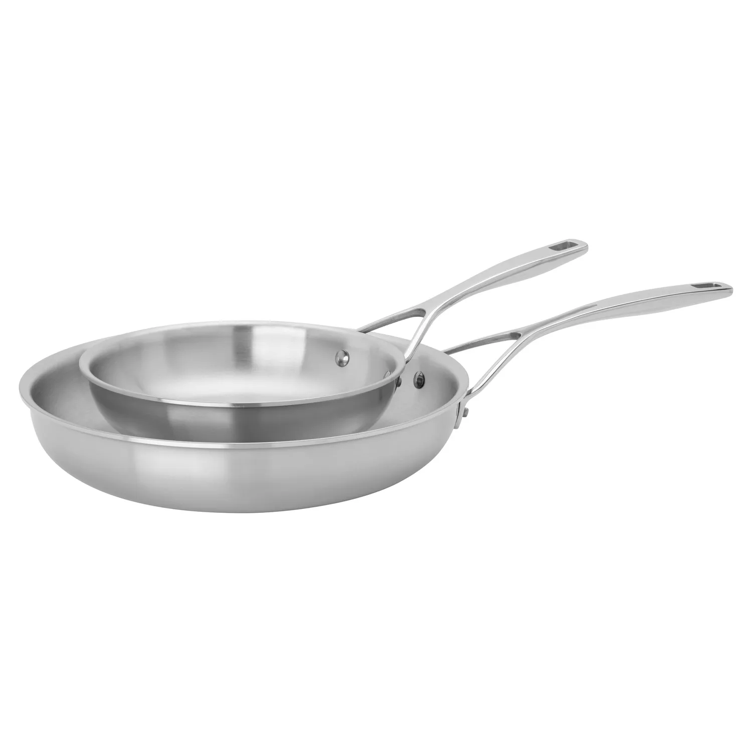 Demeyere Essential 5 Stainless Steel Skillet Set, 8" & 11"