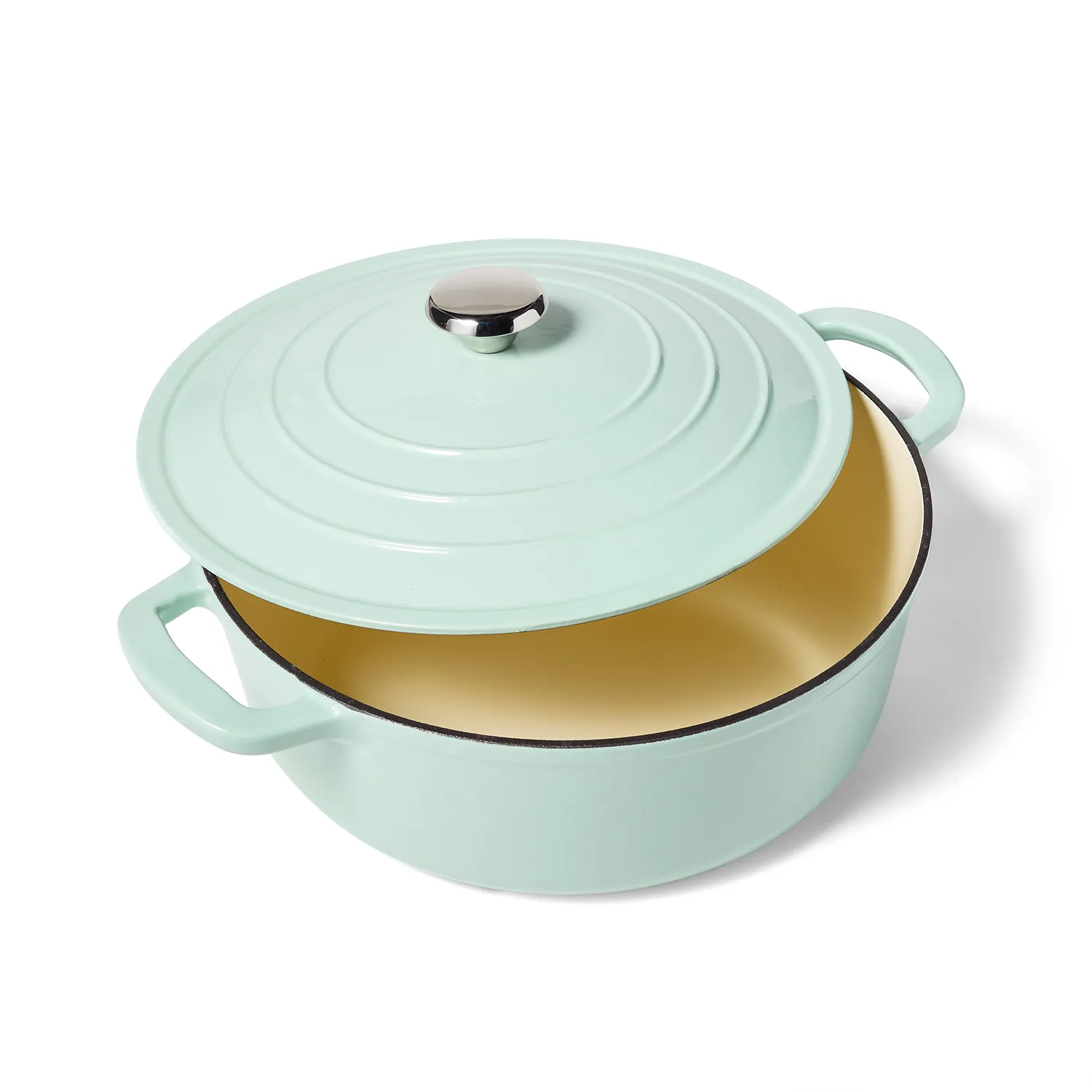 Sur La Table Enameled Cast Iron Round Wide Dutch Oven, 7 qt.