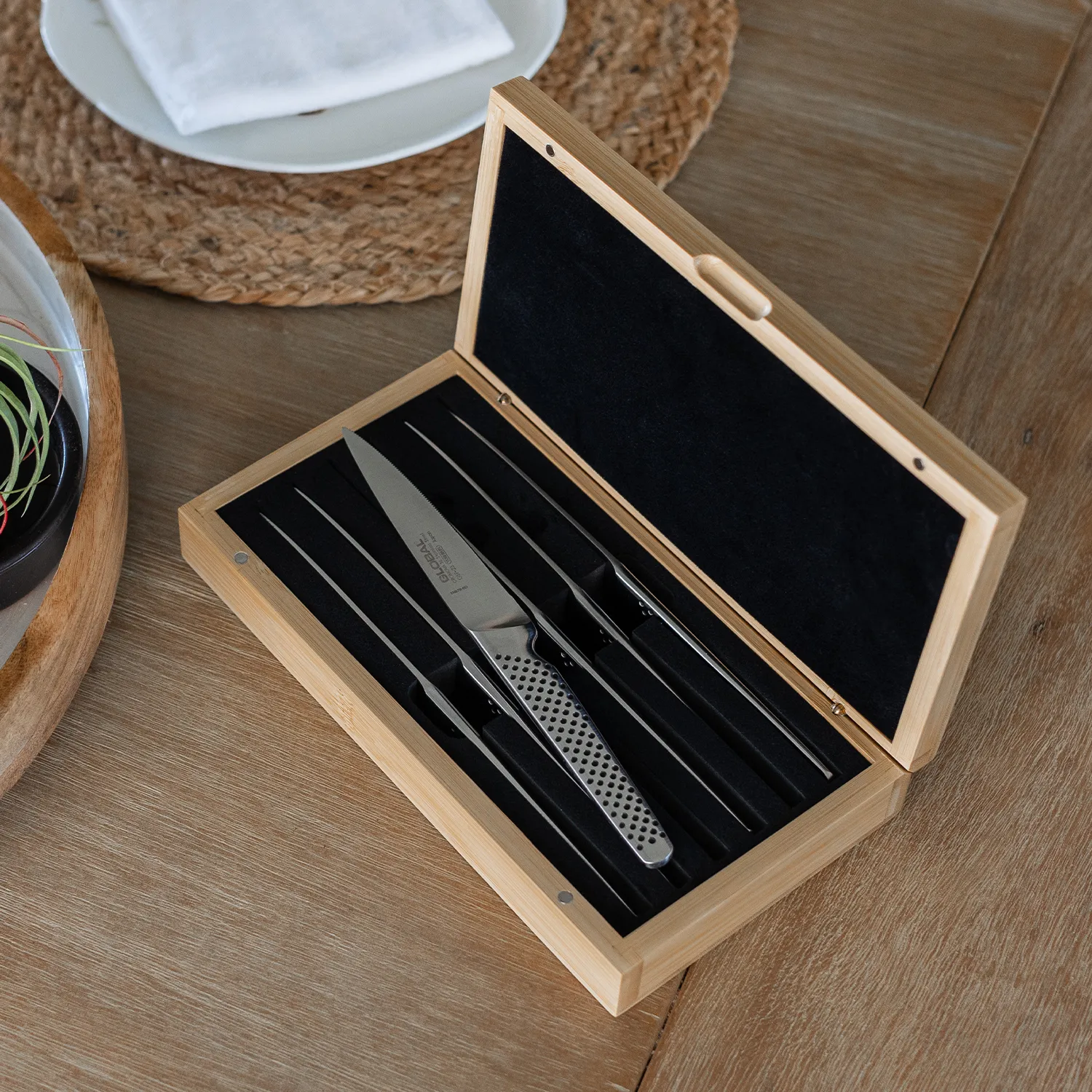 Global Classic 6-Piece Steak Knife Set