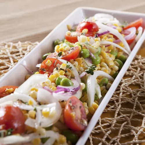 Summer Succotash with Bacon