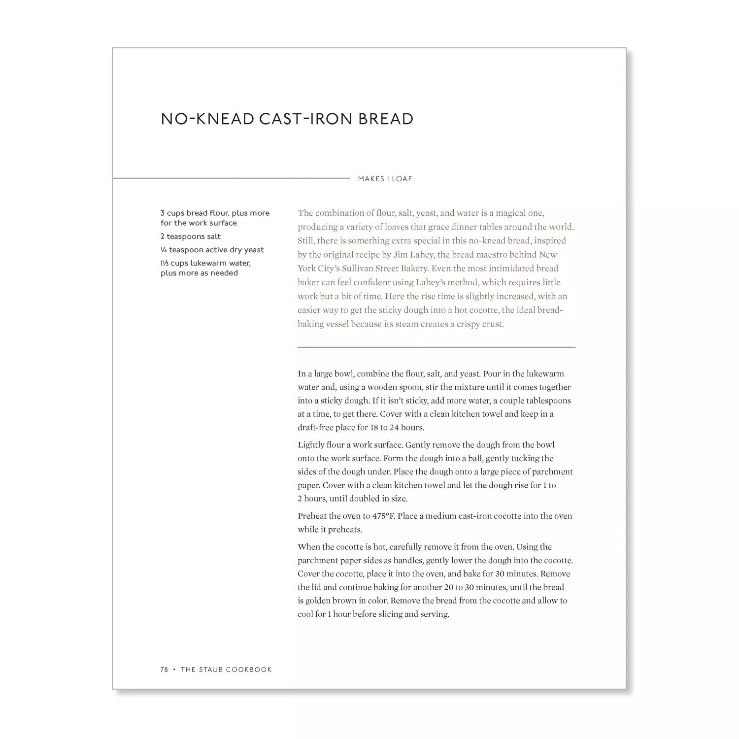 The Staub Cookbook: Modern Recipes for Classic Cast Iron