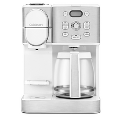 Cuisinart Coffee Center® 2-in-1 Coffee Maker Very nice design in that can brew multiple cups, but also can do single brew