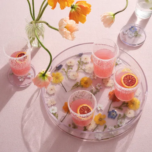 Sur La Table Bubble Acrylic Highball Glass
