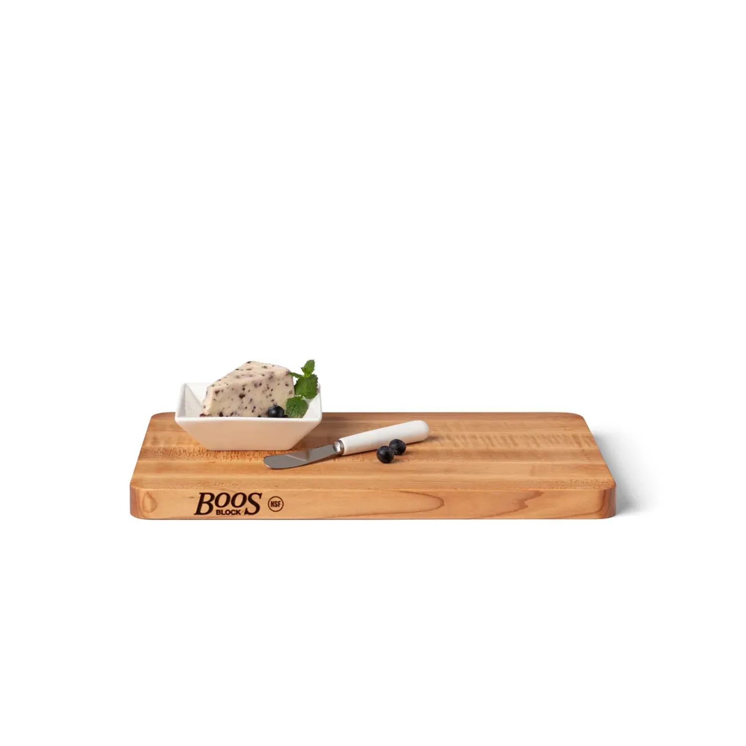 John Boos Maple Edge-Grain Reversible Cutting Board w/ Eased Corners, 1.25" Thick