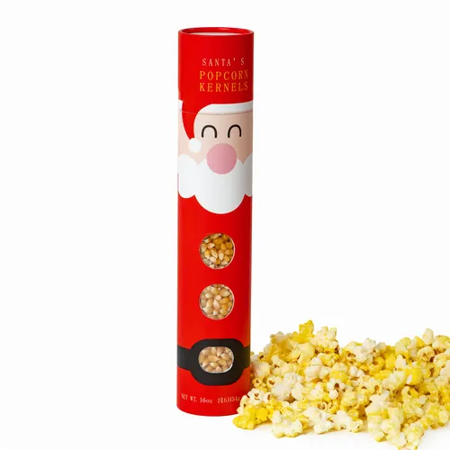 Wabash Valley Farms Santa Holiday Popcorn Tube