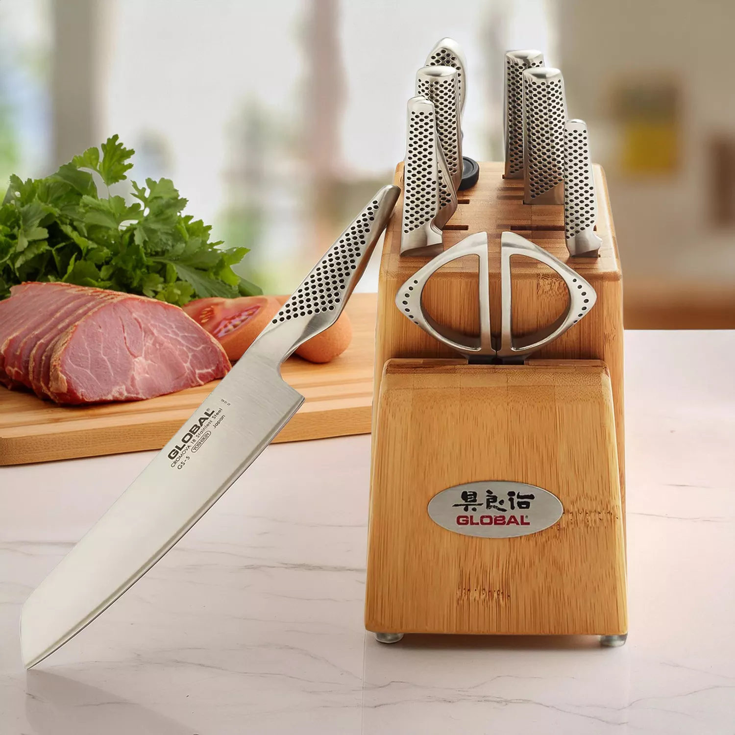 Global 10-Piece Takashi Knife Block Set