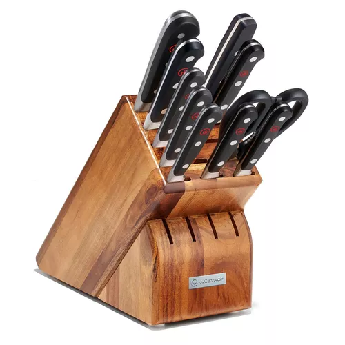 Wüsthof Classic 11-Piece Knife Block Set, Acacia