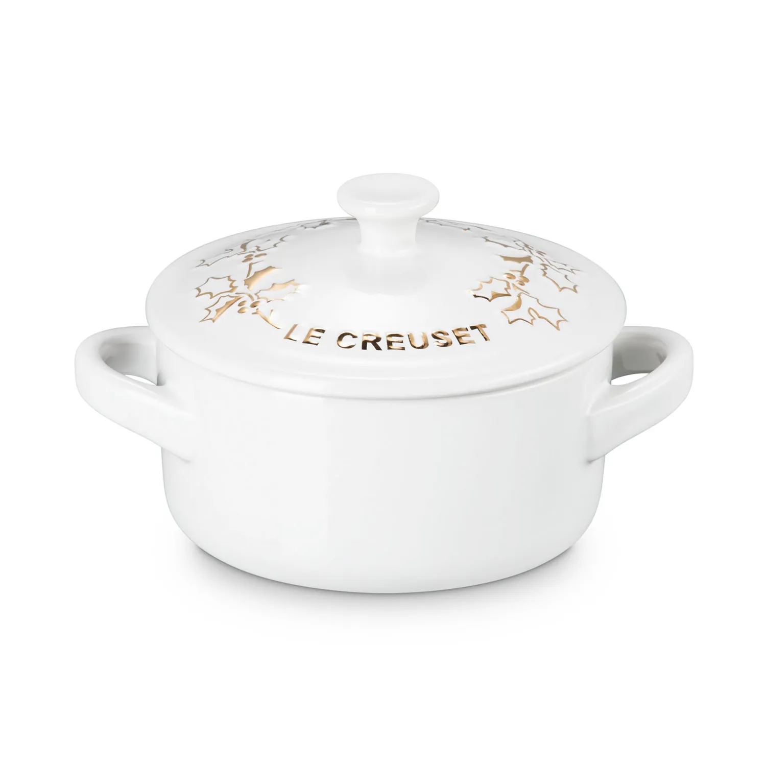 Le Creuset Holly Petite Cocotte, 8 oz.