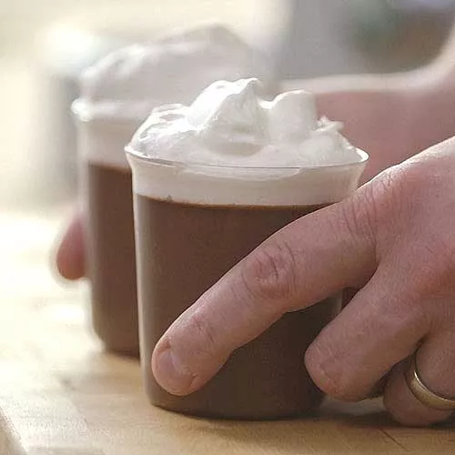 Easy Chocolate-Espresso Pots de Creme