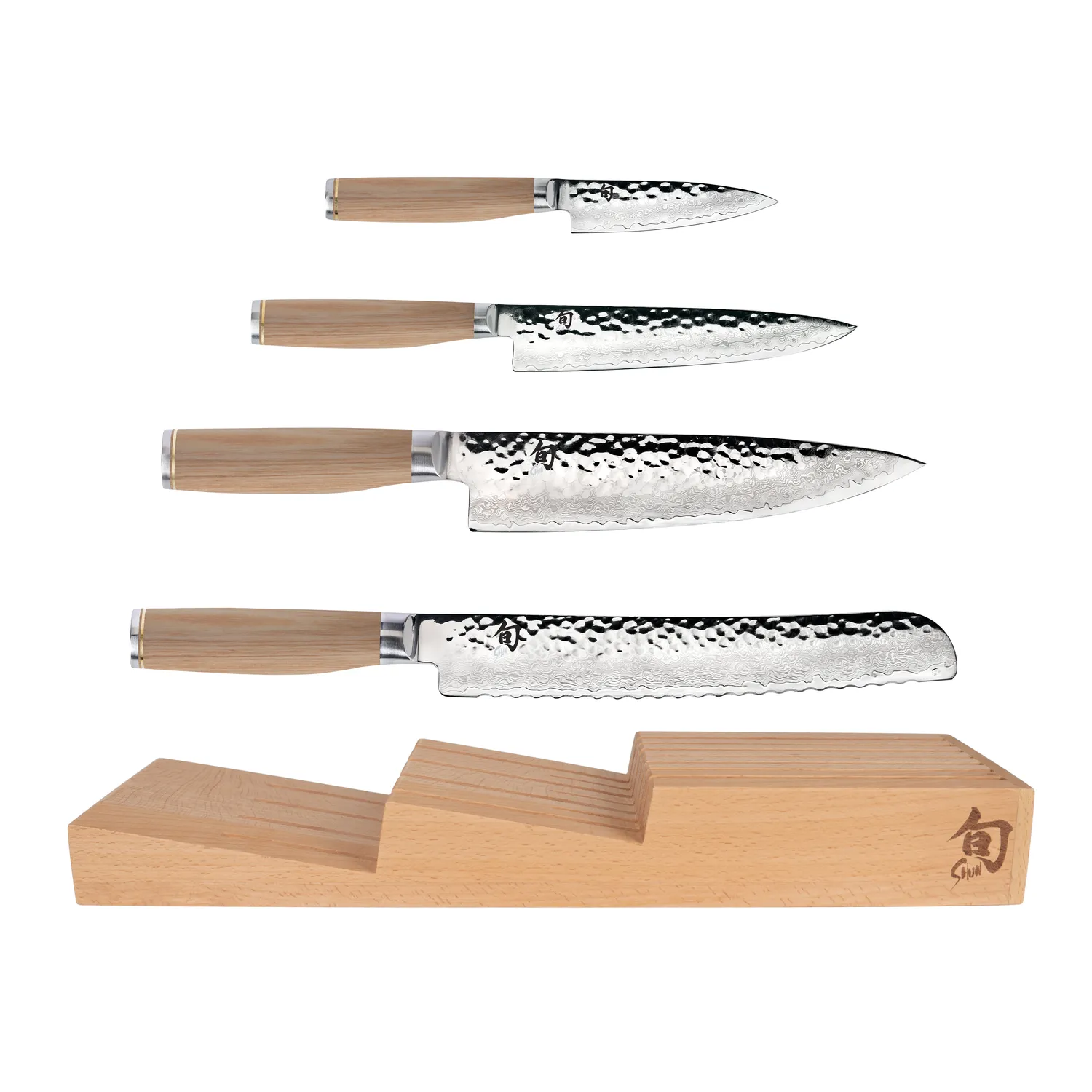 Shun Premier Blonde 5-Piece In-Drawer Knife Block Set