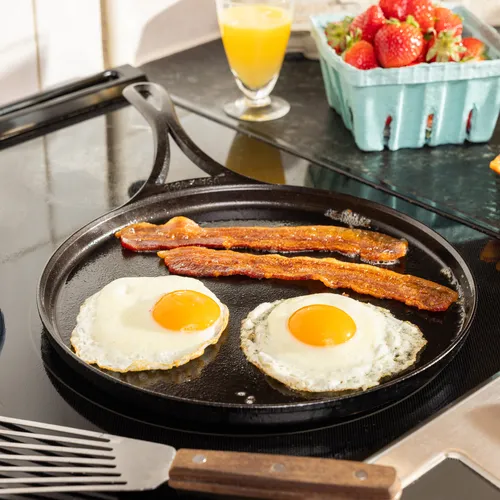 Lodge Blacklock Cast Iron Round Griddle, 11"