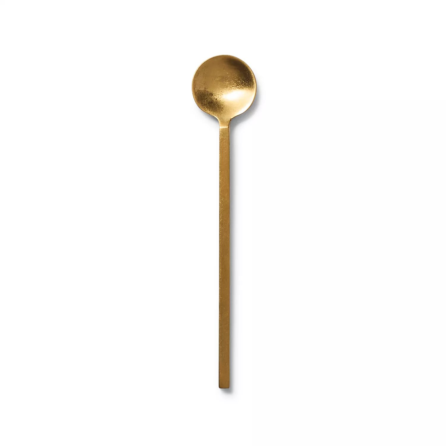 Sur La Table Brushed Gold Demitasse Spoon