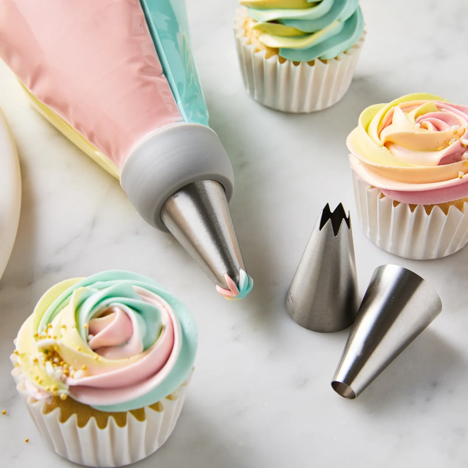 Sur La Table Tri-Color Decorating Coupler Set