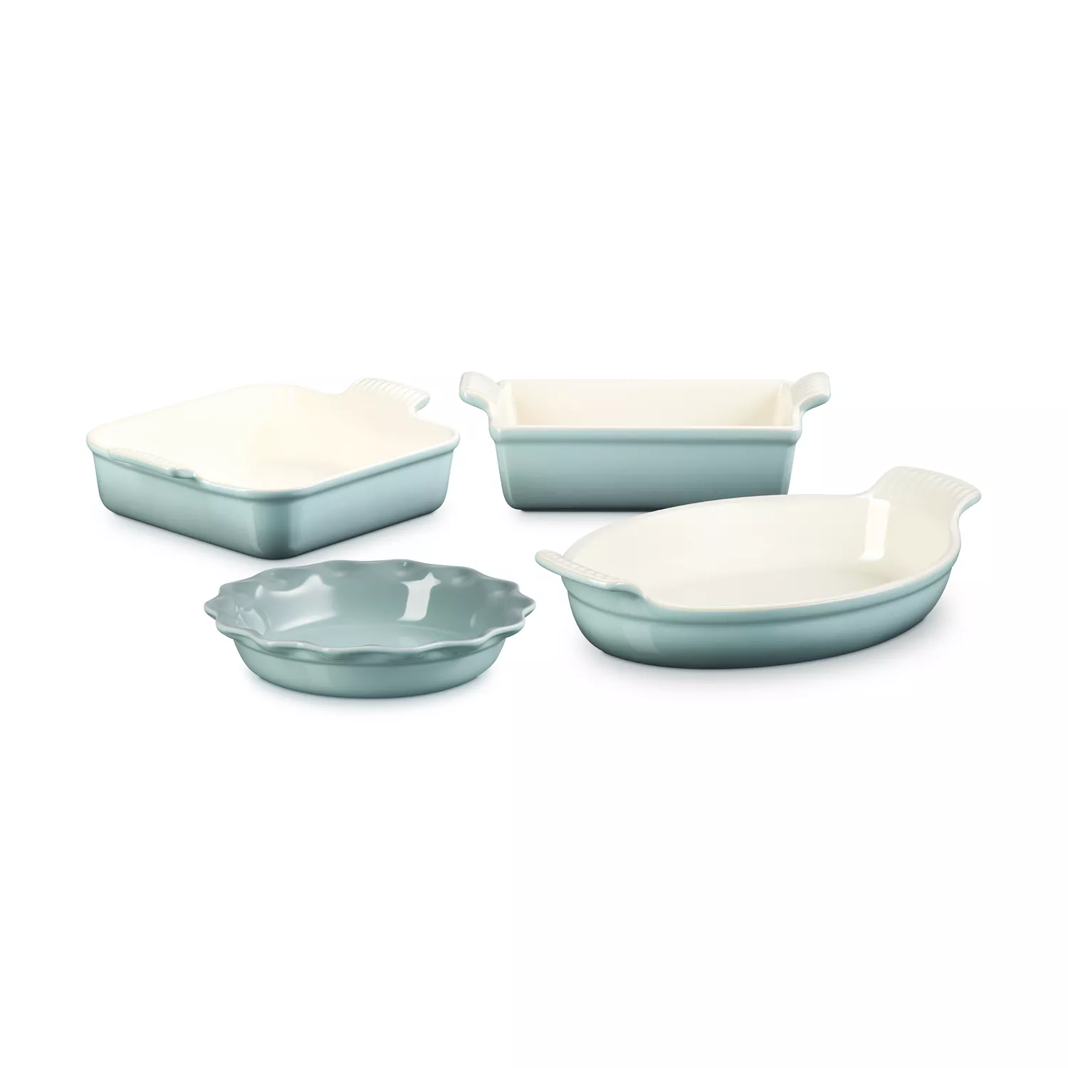 Le Creuset Stoneware 4-Piece Heritage Bakeware Set