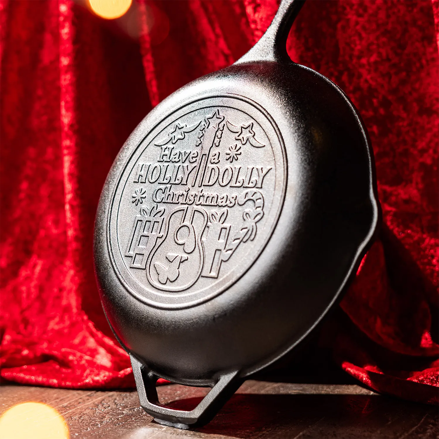 Lodge Dolly Parton Holiday Skillet, 10.25"
