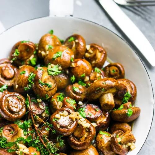 Mushrooms with Garlic and Parsley