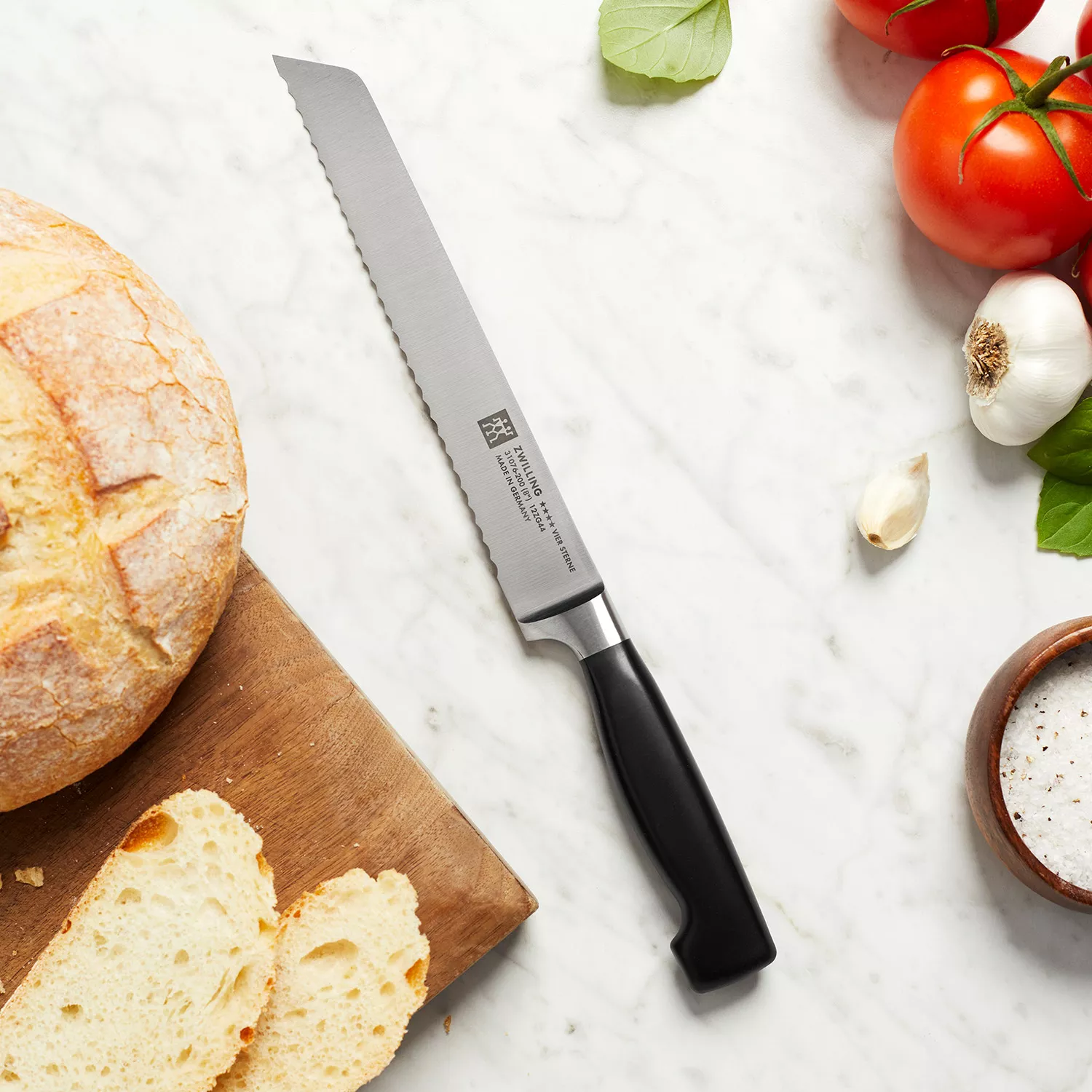 Zwilling J.A. Henckels Four Star Bread Knife, 8&#34;