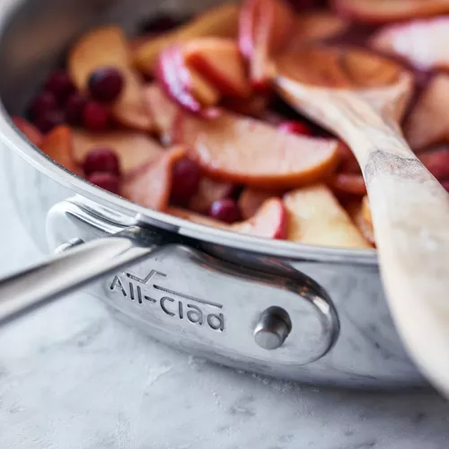 All-Clad Covered Stainless Steel Saut&#233; Pan, 3 qt.