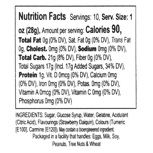 Sur La Table Strawberry Daiquiri Gummies