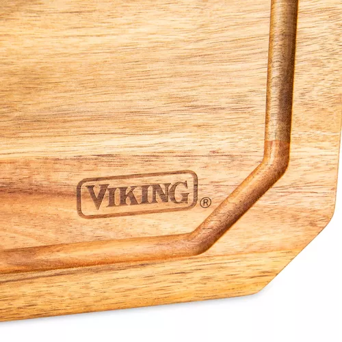 Viking Acacia Wood Cutting Board with Juice Groove