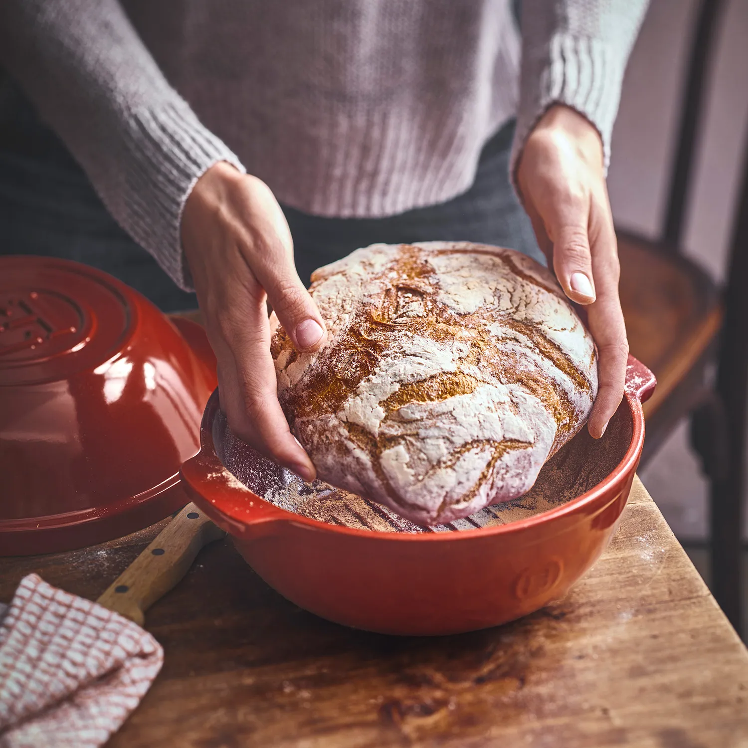 Emile Henry Bread & Potato Pot