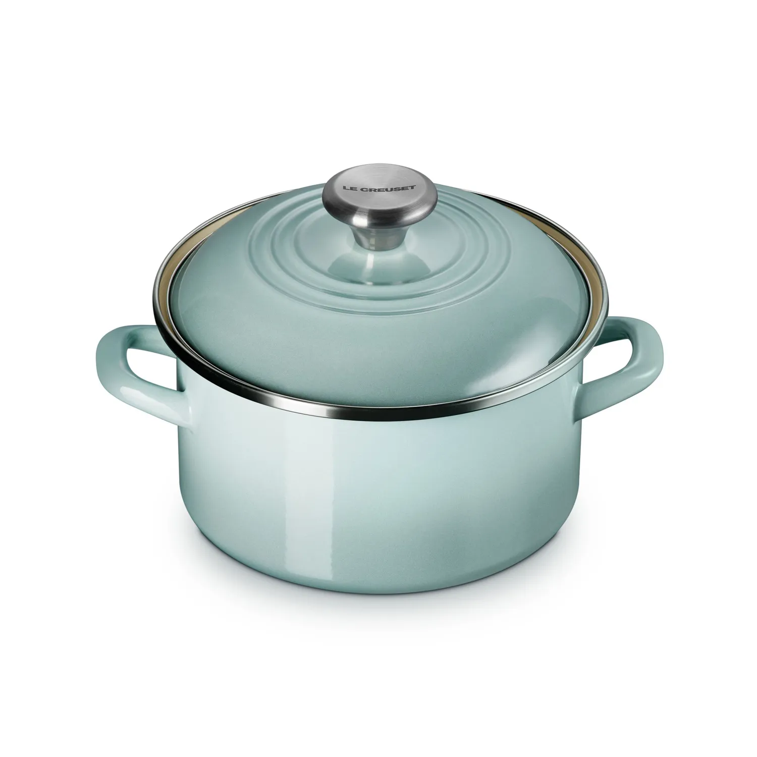 Le Creuset Petite Enameled Steel Stockpot, 3.8 qt.