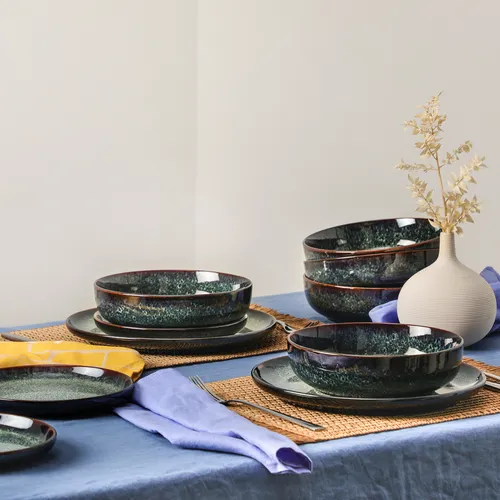 Stone Lain Remy Stoneware 12-Piece Dinnerware Set