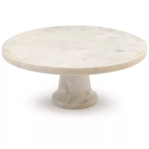 Sur La Table White Marble Cake Stand