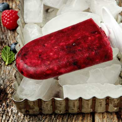 Berry Mojito Pops