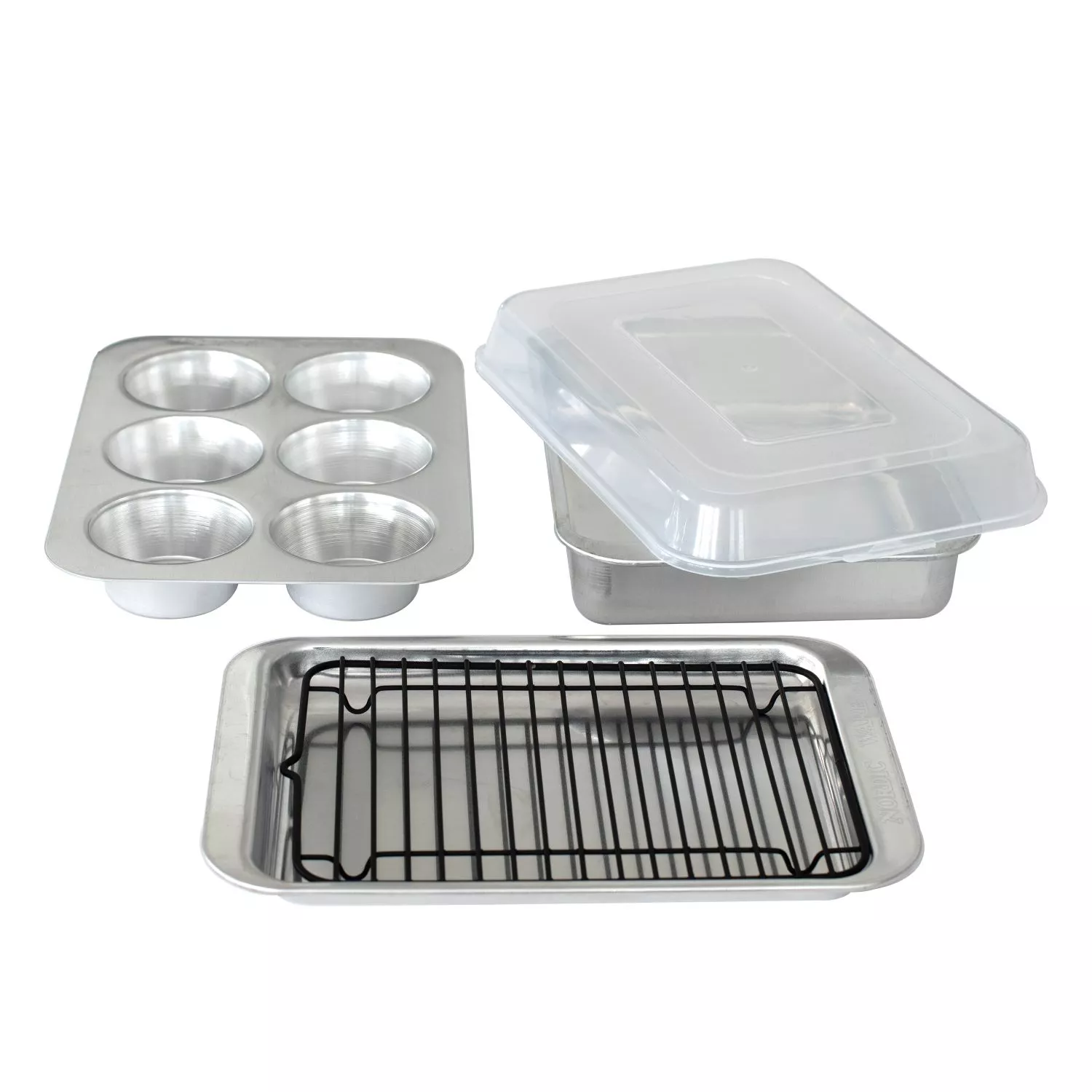 Nordic Ware Naturals Compact Ovenware 5Piece Bakeware Set Sur La Table