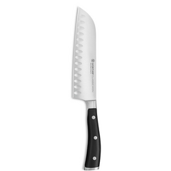 Wüsthof Classic Ikon Hollow-Edge Santoku Knife, 7" comfortable grip and sharp edge make this knife very precise