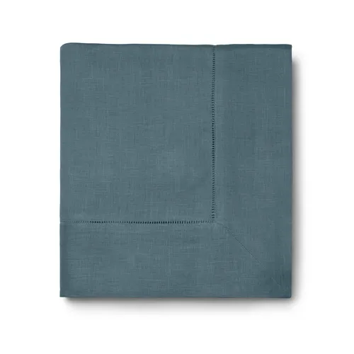 Sferra Festival Linen Peacock Tablecloth 