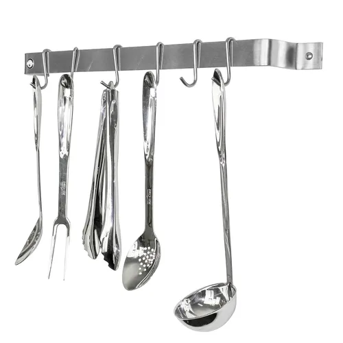 Enclume Easy Mount Stainless Steel Utensil Bar Wall Racks