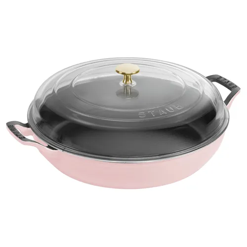 Staub Heritage All-Day Pan with Domed Glass Lid, 3.5 qt.