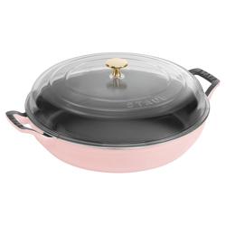 Staub Heritage All-Day Pan with Domed Glass Lid, 3.5 qt. Best braiser