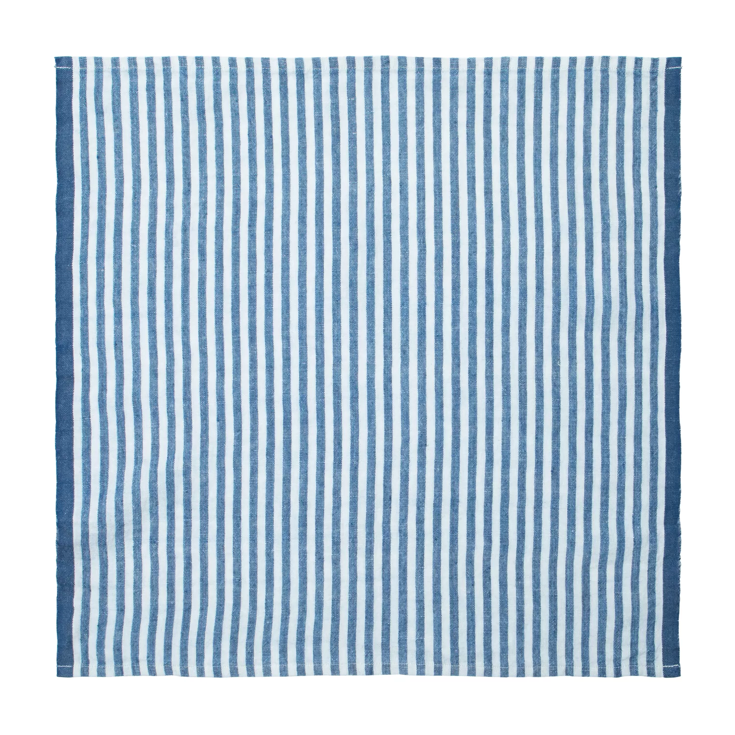 Caravan Ticking Stripe Linen Napkins, Set of 4