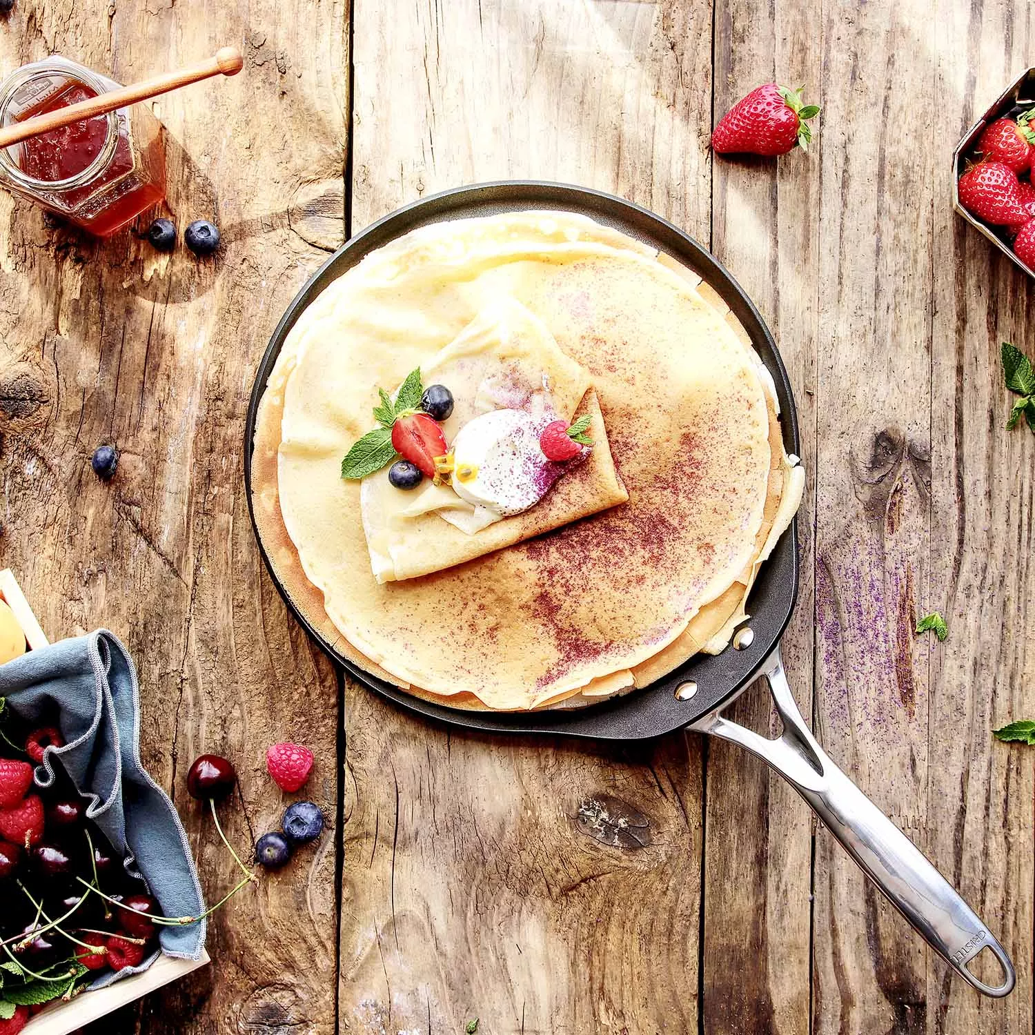 Cristel Castel&#8217;Pro ULTRALU Nonstick Crêpe Pan