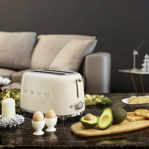 Smeg 50's Retro Style Aesthetic 4 Slice Toaster