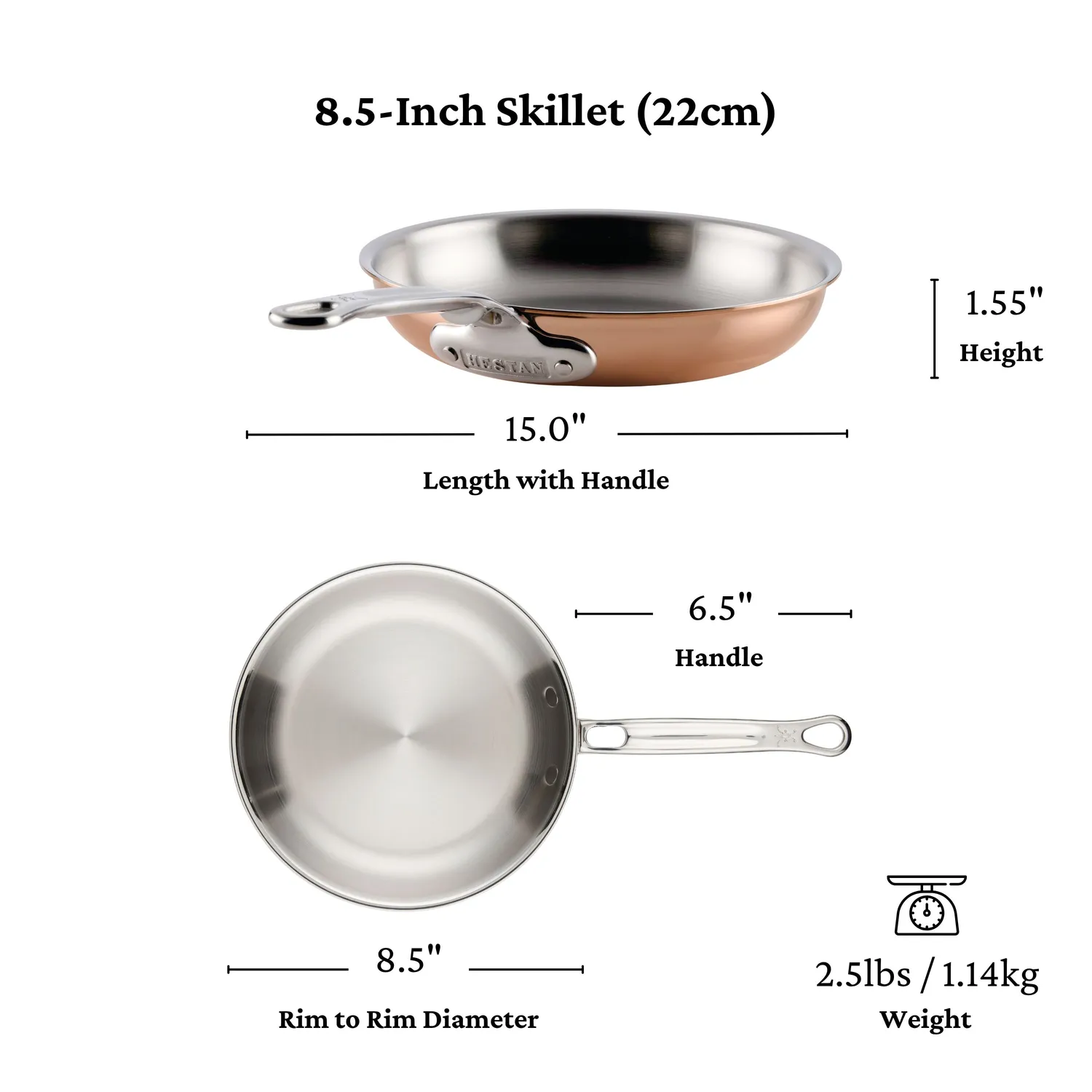 Hestan CopperBond Aura Skillet