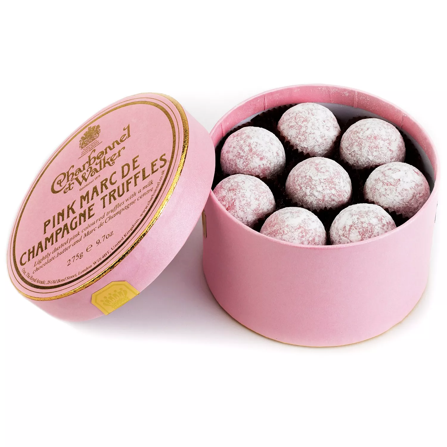 Charbonnel et Walker Pink Marc de Champagne Truffles
