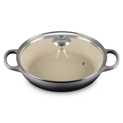Le Creuset Signature Braiser with Glass Lid, 2.25 qt.