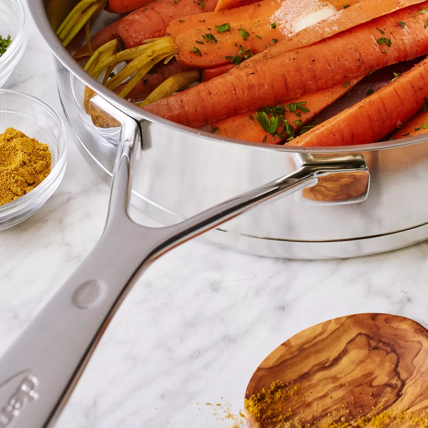 Demeyere Silver7 Stainless Steel 12-Piece Cookware Set