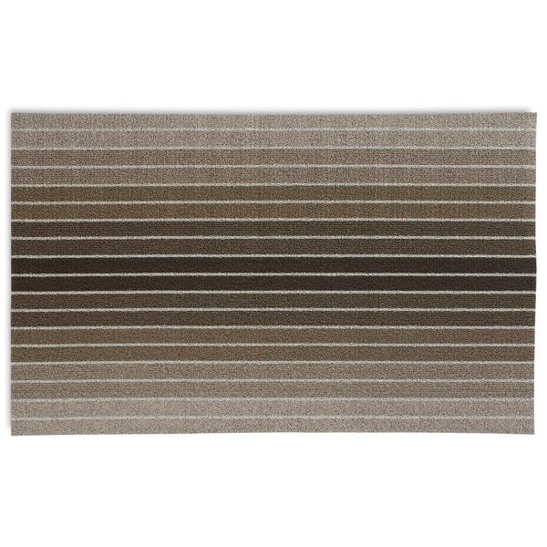 Chilewich Shag Mat, Black Taupe