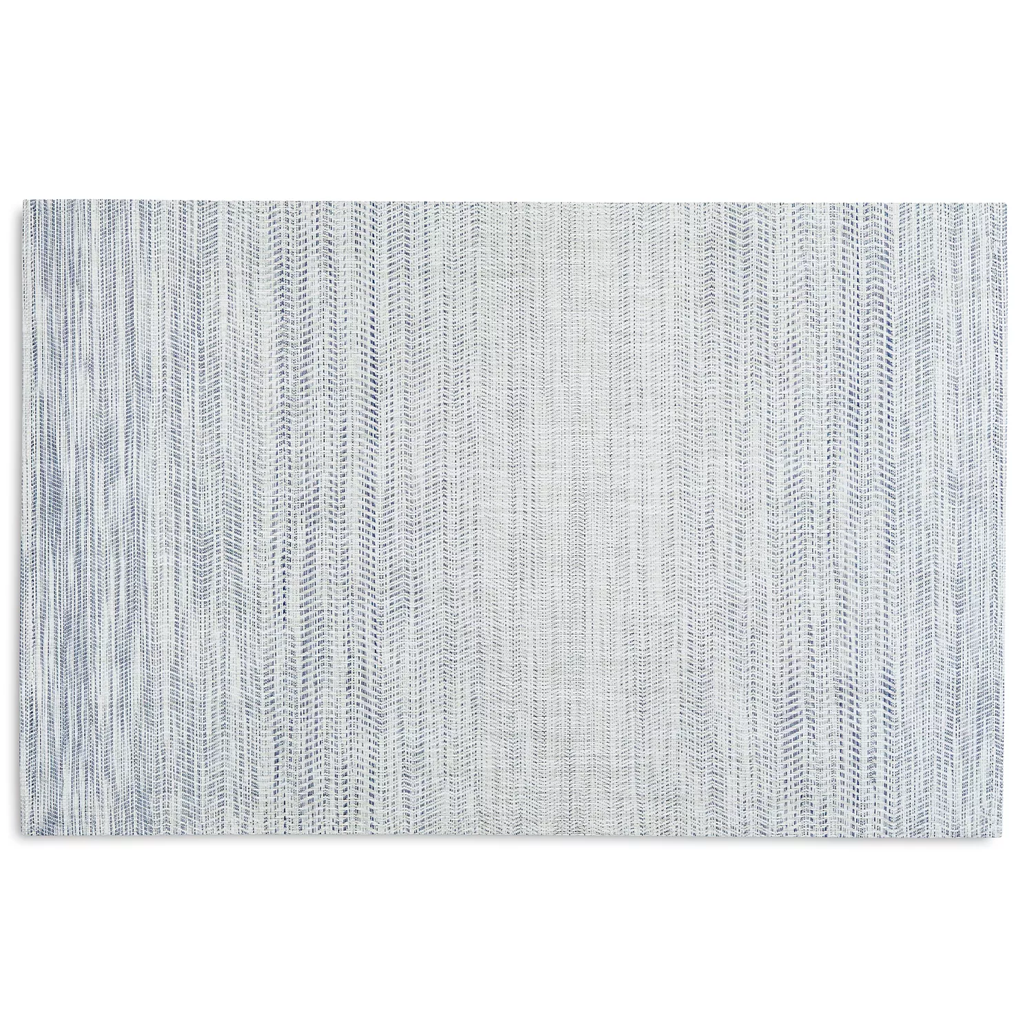 Chilewich Wave Floor Mat, Blue
